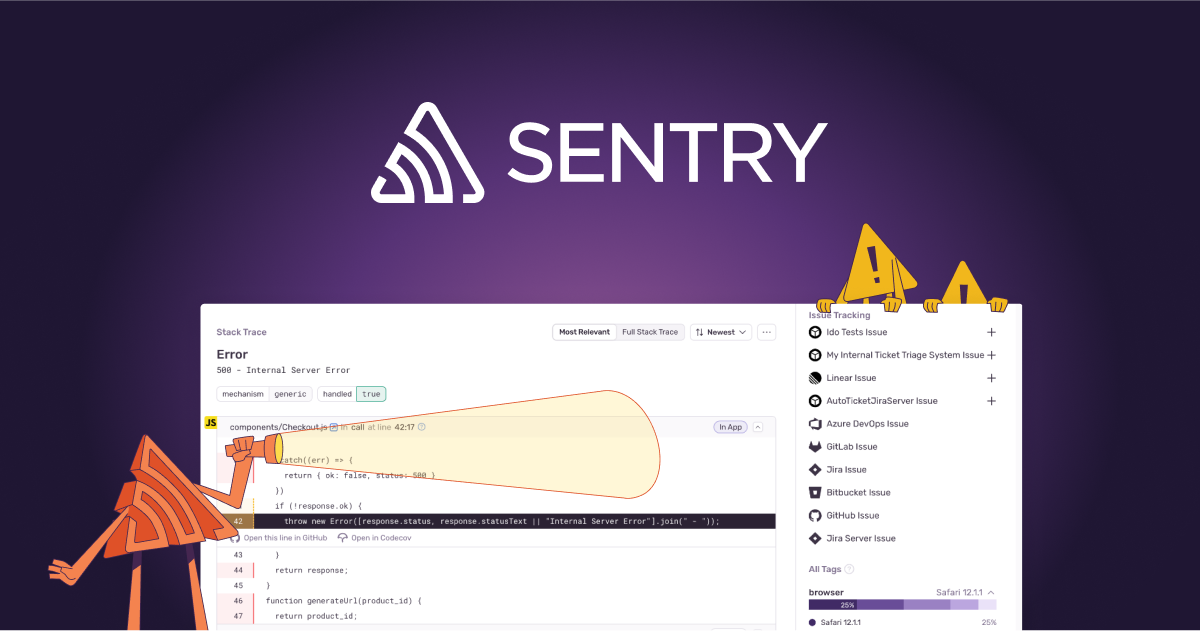 icon Sentry sdk